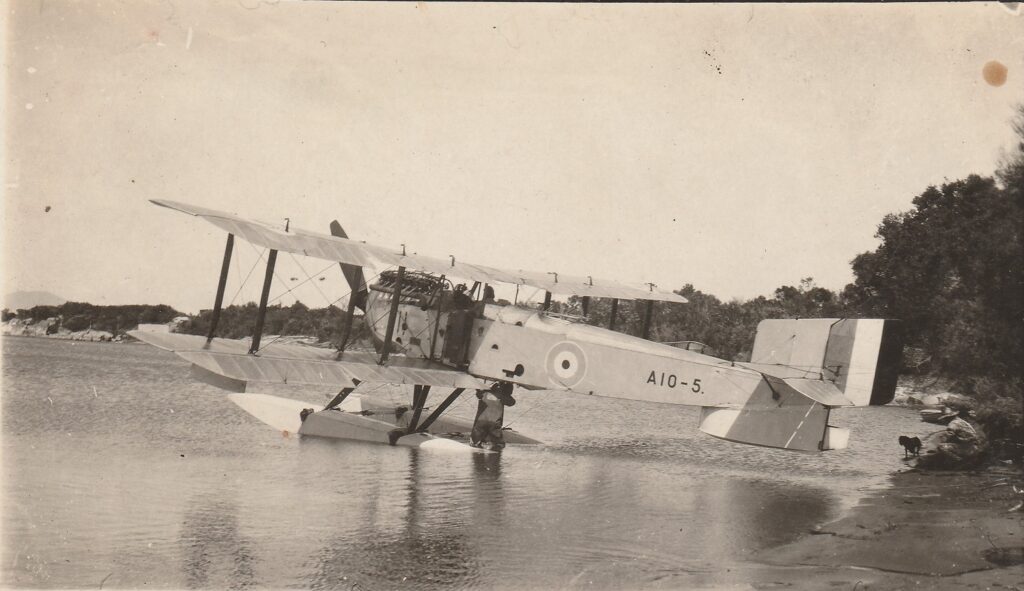 RAAF Seaplane at Lady Barron, 1925